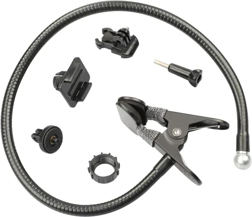 Vista 7 de Pipishell Soporte de cámara web de 25 pulgadas, abrazadera de montaje de escritorio flexible con cuello de cisne para cámara web Logitech C960 C930e