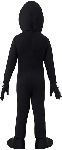 Vista 2 de Spirit Halloween Disfraz de esqueleto que brilla en la oscuridad para niños pequeños Multicolor