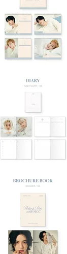 Vista 3 de [Seguimiento acelerado] Stray Kids 2024 Season's Greetings Día perfecto con paquete SKZ+Calendario de escritorio+Diario+Folleto+Tarjeta fotográfica