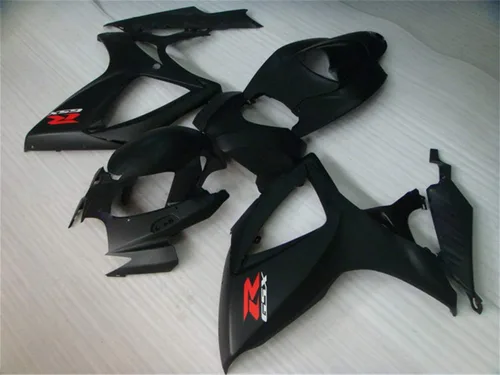 Vista 2 de Carrocería de plástico negro mate carenado apto para Suzuki 2006 2007 GSXR 600 750 inyección ABS nuevo marco 06 07 GSXR-600 750
