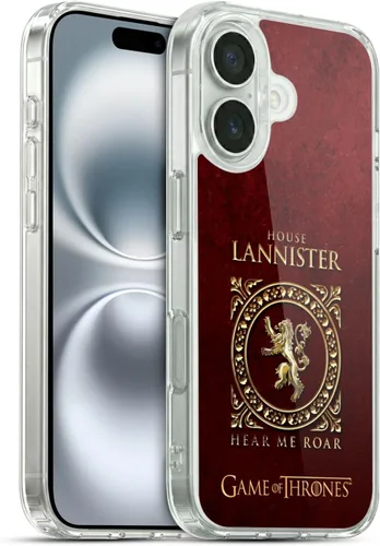 Vista 76 de Producto oficial de HBO Game of Thrones metálico Sigils Soft Gel Case para iPhone de Apple 7 Plus/8 PLUS, Lannister