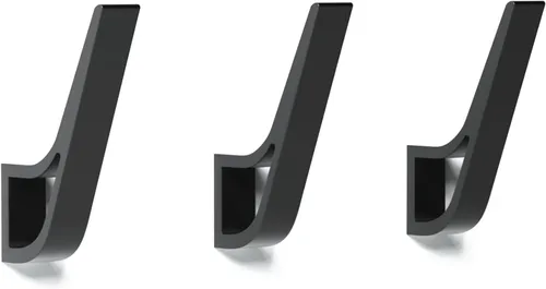 Vista 18 de Ganchos para Perchero Montados en la Pared, Negro, 2 Paquetes, Ganchos de Cuerda para Toallas de Baño para Cocina, Puerta, Gabinete, Baño
