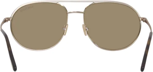 Vista 4 de Gafas de sol Tom Ford FT 0772 Gio 29E brillante oro rosa con patillas mateVintage Br