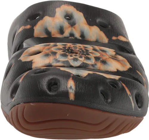 Vista 2 de KEEN Zuecos ligeros y cómodos de Yogui para hombre, Atms Zebra Star