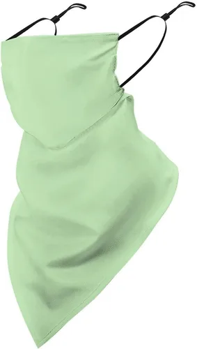 Vista 7 de Bufanda triangular reutilizable con cinta elástica para las orejas, protección solar UV