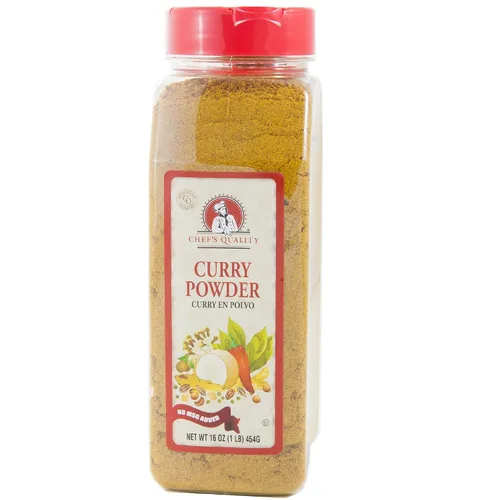 Vista 4 de Condimento en polvo de curry sin MSG añadido 1 libra - Calidad de chef, 16 oz