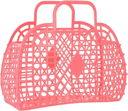 Vista 4 de Girls Jelly Purse, Womens Plastic Tote Bag, Jelly Bag Purse For Little Girls