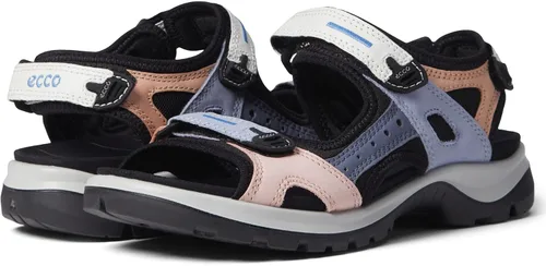 Vista 34 de ECCO Yucatan, sandalia deportiva para mujer Aire/Nubuck azul polvoriento