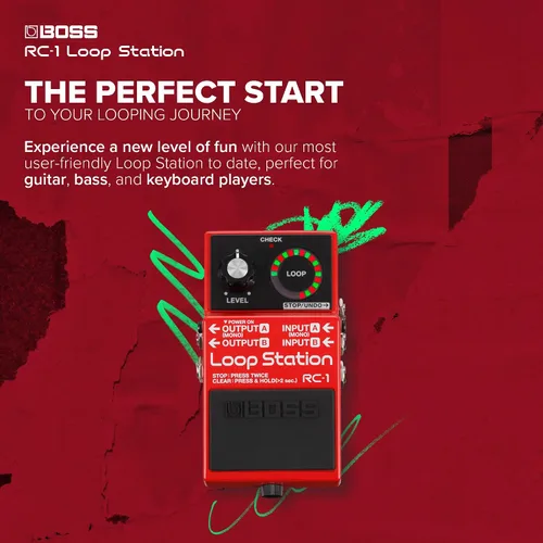 Vista 2 de BOSS RC-1 Loop Station - Pedal de guitarra