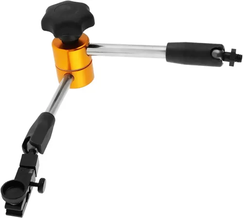 Vista 9 de Soporte de base magnética flexible, soporte de base magnética universal ajustable Soporte flexible para indicador de prueba de marcado