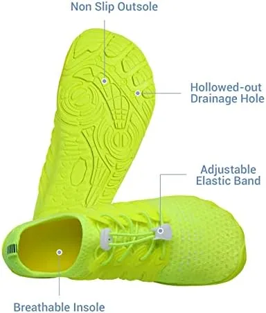 Vista 5 de Zapatos de agua para hombre zapatos de natación de secado rápido para hombres y mujeres, zapatos antideslizantes para playa, senderismo, buceo