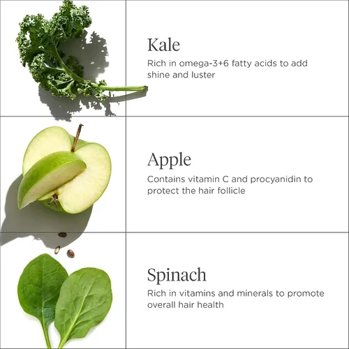 Vista 5 de Briogeo Superfoods Kale + Apple Replenishing Conditioner for All Hair Types Hydrating & Shine-Enhancing Vegan & Cruelty-Free