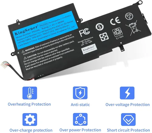 Vista 6 de Batería portátil de 56 Wh para HP Spectre X360 13 - PK03XL 11.4V
