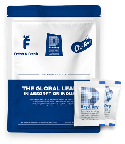 Vista 51 de Dry & Dry 0.04 oz [50 paquetes] Paquetes de gel de sílice desecantes, paquetes de sílice - Paquetes de gel de sílice recargable, paquetes