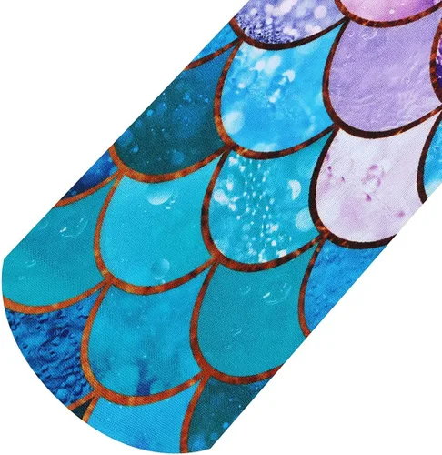 Vista 6 de Benefeet Sox Calcetines largos hasta la rodilla para mujeres y niñas, divertidos, sedosos, ligeros, con estampado 3D, para cosplay, medias locas