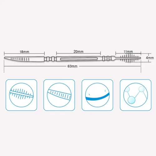 Vista 6 de FOMIYES Palillos de dientes de doble cabeza, 1060 palillos de dientes desechables para limpieza de dientes, palillos de hilo dental suave, palillos