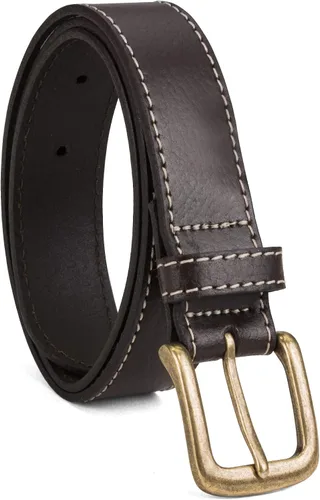 Vista 12 de Timberland Cinturón de cuero para niños Marrón