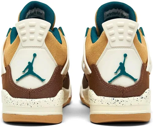 Vista 4 de Jordan unisex-child Jordan Little Kid's 4 Retro Cacao WowGeode Teal (Fb2213 200) Preschool