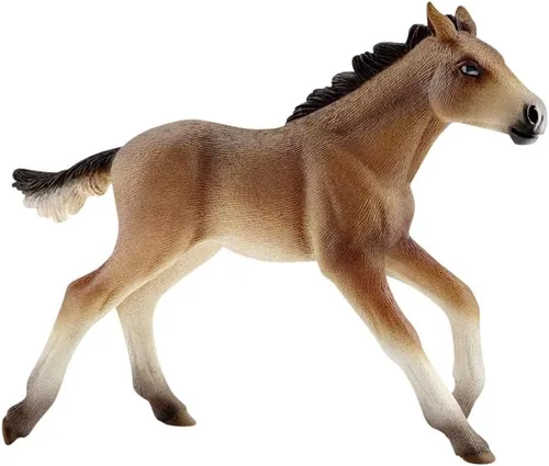 Vista 6 de Schleich Farm World, juguetes de caballos para niñas y niños, figura de juguete de caballo bebé, potro de la selva negra, a partir de 3 años
