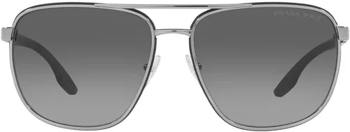 Vista 2 de Prada PS 50YS - 5AV06G Gafas de sol grises con gris polar degradado 2.441 in, Gris Polar Gris Gradiente