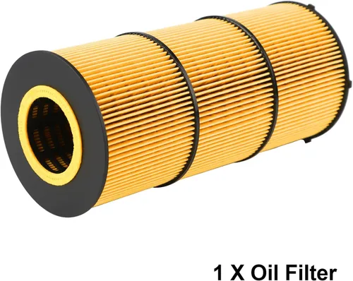 Vista 5 de P551005 Filtro de Aceite/Lubricante Fit para Camiones y Autobuses Freightliner Cascadia Mercedes Western Star Motores Detroit Diesel DD13 DD15 DD16
