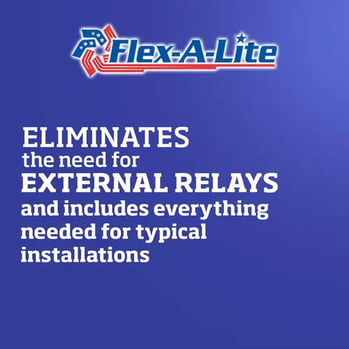 Vista 8 de Flex-A-Lite Controlador de ventilador eléctrico compacto y ajustable y kit de relé con sonda de temperatura roscada, controlador de ventilador