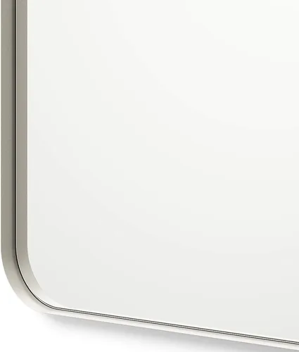 Vista 8 de Better - Espejo de pared biselado Espejo de tocador de baño Marco de metal de níquel Rectángulo de 24 x 36 pulgadas