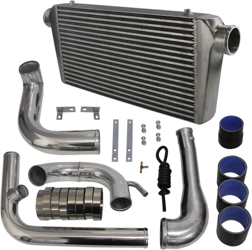 Vista 15 de Kit de intercooler para Nissan Skyline GT-R R32 HCR32 HNR32 RB20DET; R33 ECR33 GTS RB25DET; R34 ER34 GTT RB25DET, 1989-2001 Bolt On