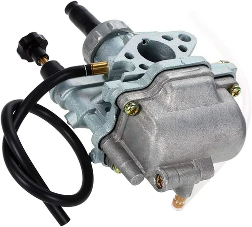Vista 5 de Carburador LT80 para ATV Suzuki LT80 Quadsport 1987-2006 Carburador Carb con Bota de Admisión del Filtro de Aire + Llave de Paso