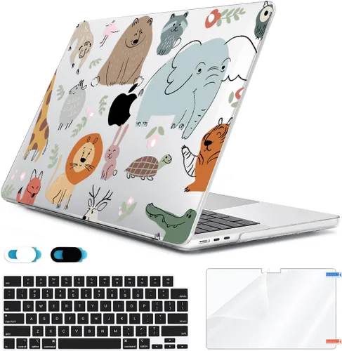 Vista 47 de Compatible con MacBook Air 2026 2025 2024-2022 de 13.6 pulgadas M5 A3449 M4 A3240 M3 A3113 M2 A2681 con Touch ID, carcasa rígida de plástico, hoja