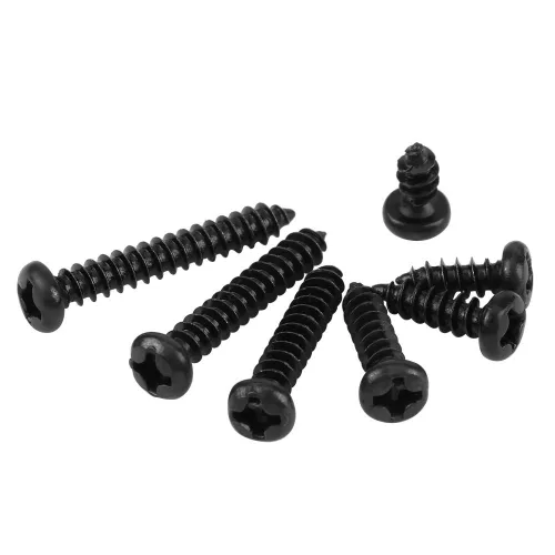 Vista 5 de 500pcs Tornillos M3 Tornillos Cruzados Cabeza de Botón Autoperforantes Kit de Tornillos Autoperforantes con Caja (acero al carbono)