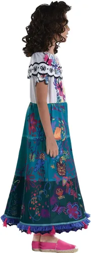 Vista 4 de Party City Disfraz de Halloween de Encanto Mirabel para niñas Multicolor S 4-6