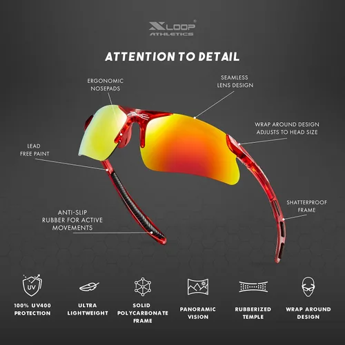 Vista 6 de Lentes de sol deportivas para niños y niñas de 3 a 10 años de edad, para béisbol, ciclismo, softbol, lentes UV400
