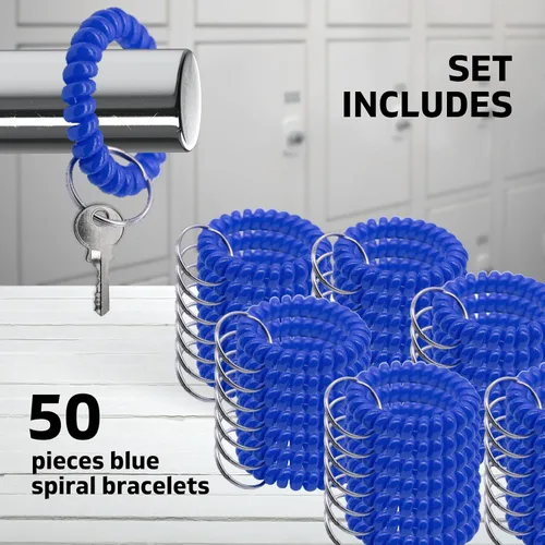 Vista 10 de Soportes para tarjetas de muñeca azules, Azul