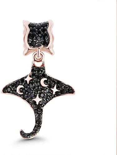 Vista 8 de GNOCE Dije de plata de ley con dije de pez payaso con forma de pez dorado para mujeres y niñas, Metal