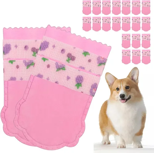 Vista 9 de 20 zapatos para perro, zapatos transpirables de doble capa para perro, protector de pata de perro, botines para perro para evitar lamer, botines