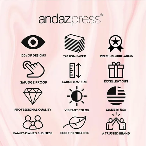 Vista 6 de Andaz Press Etiquetas personalizadas de gota de chocolate para boda, nombres y fecha redondos, turquesa aguamarina, paquete de 240, personalizadas