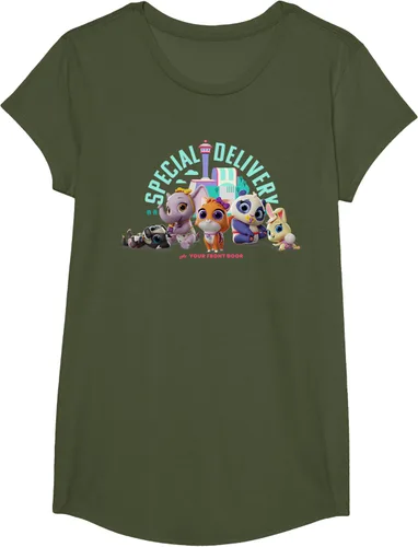Vista 72 de Disney Camiseta de entrega especial Junior T.O.T.S, Negro, S