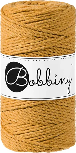Vista 26 de Bobbiny Cordón de macramé regular de 0.118 in y 3 capas (aguamarina), 108yds/330 pies (100% algodón reciclado)