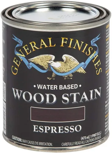 Vista 42 de General Finishes - Tinte para madera a base de agua, 1 cuarto de galón, cereza negra