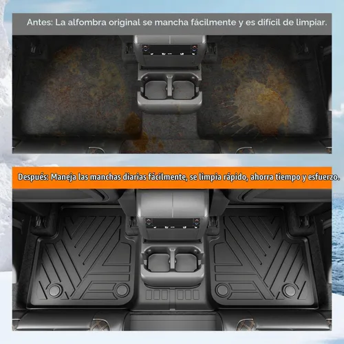 Vista 3 de powoq - Alfombrilla de suelo de 6 asientos compatible con Jeep Grand