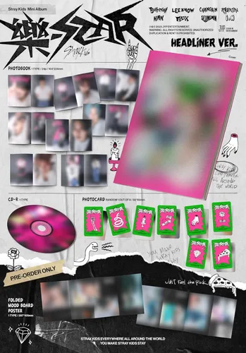 Vista 2 de Stray Kids ROCK-STAR 8º Mini álbum HEADLINER VerQ