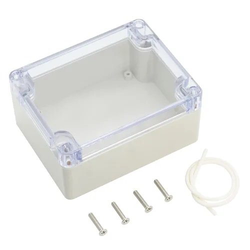 Vista 11 de LeMotech - Caja de derivación de plástico ABS IP65 a prueba de polvo e impermeable, recinto eléctrico universal para proyectos, color gris