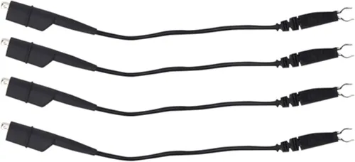 Vista 9 de 4 piezas de accesorios de sonda de osciloscopio de plástico para sonda de osciloscopio, cable de tierra que se ajustan a RoHS (2002/95/EC)