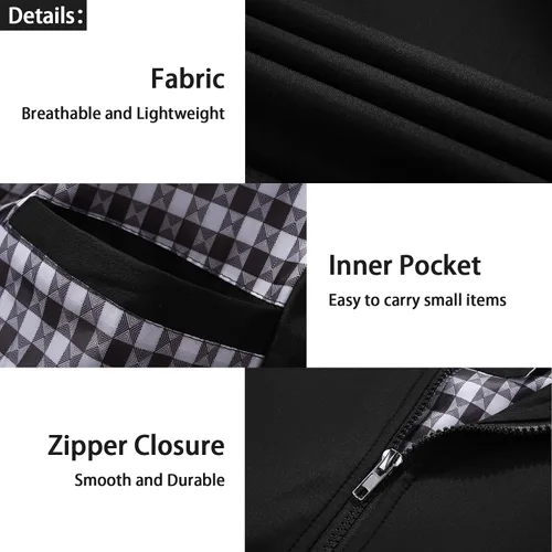 Vista 6 de Lamgool Chaquetas ligeras para hombre, cortavientos, casuales, para primavera, otoño, abrigo activo para exteriores