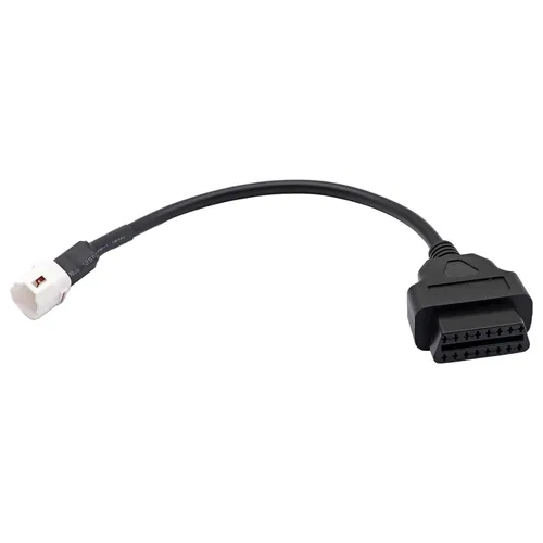 Vista 8 de GXARTS Cable de diagnóstico de 4 pines a OBD2 compatible con Yamaha FJR FZ09 FZ10 MT07 MT09 MT10 R1 R6 TMAX 530 XSR 700 900 XT1200ZE 4 pines OBDII