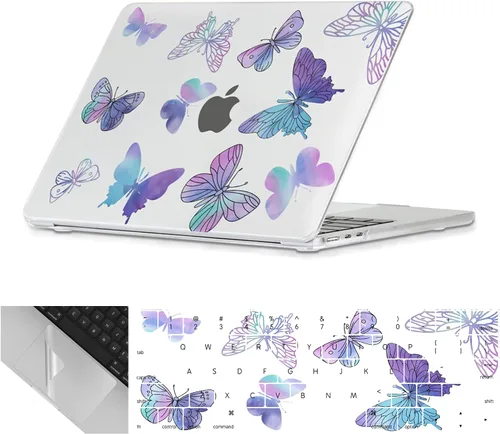 Vista 30 de Se7enline Funda rígida compatible con MacBook Pro de 13 pulgadas para Mac Pro de 13 pulgadas con/sin Touch Bar A1706/A1708/A1989/A2159 2016-2023
