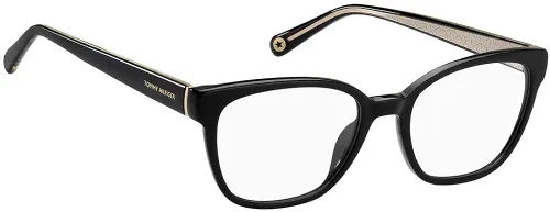 Vista 3 de Tommy Hilfiger TH 1840 Negro 5218145 mujeres Gafas Marco