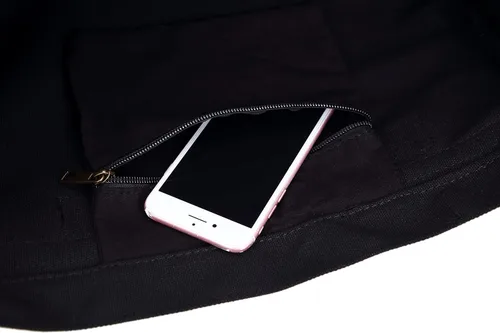 Vista 7 de Sechunk Bolso bandolera grande de lona, bolso cruzado