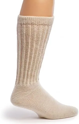Vista 3 de WARRIOR ALPACA SOCKS Extra ancho Calcetines sueltos de alpaca Unisex Banda cómoda Crew